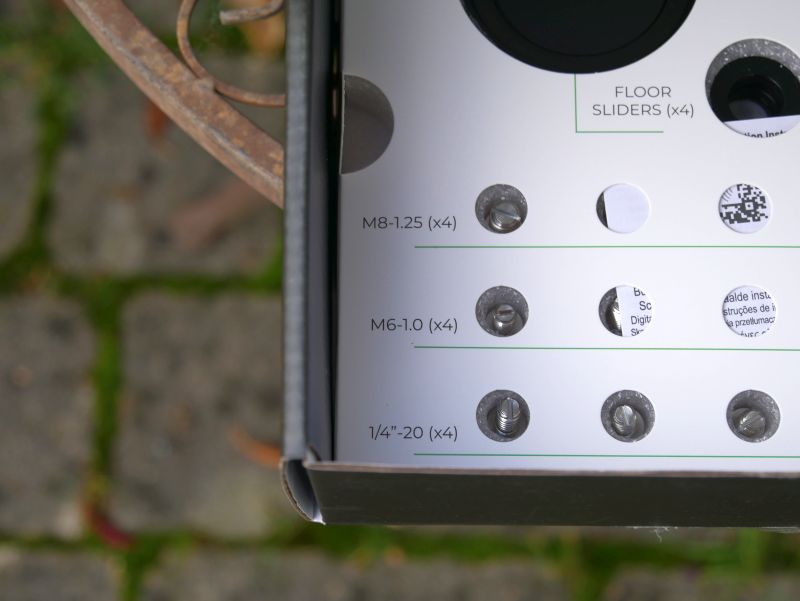 Gaia III neo dark chrome Gewindeadapter Gaia III neo dark chrome Gewindeadapter