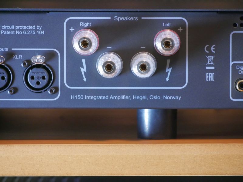 Hegel H 150 Lautsprecheranschluss Hegel H 150 Lautsprecheranschluss