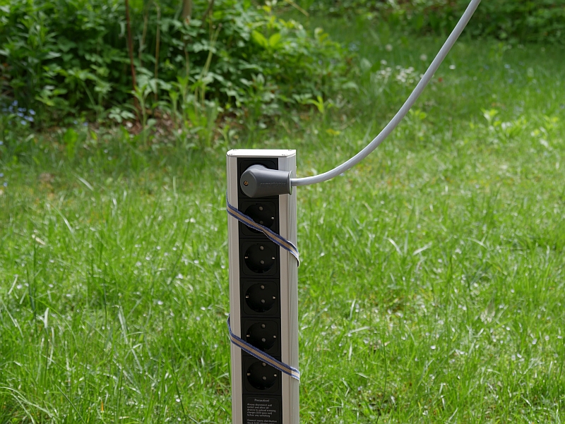 Maibaum 2020 mit DC Blocker mit Kran