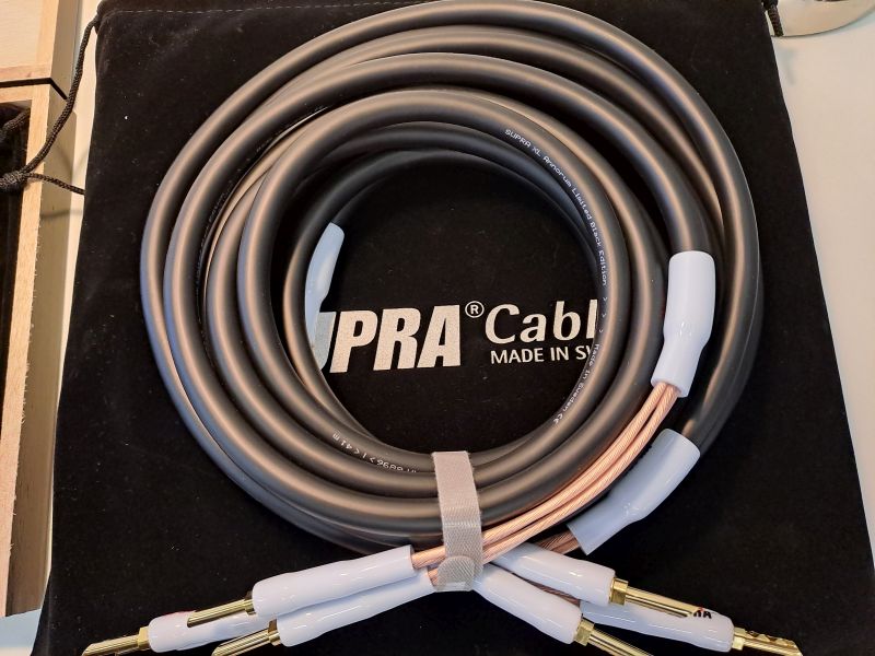 Supra XL-Annorum schwarzes Lautsprecherkabel Supra XL-Annorum schwarzes Lautsprecherkabel